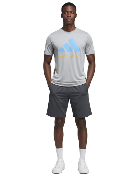 Men's Gray Adidas SJAX T-Shirt