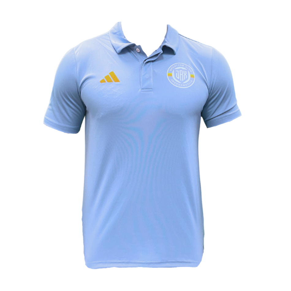Mens Blue Adidas Entrada Polo