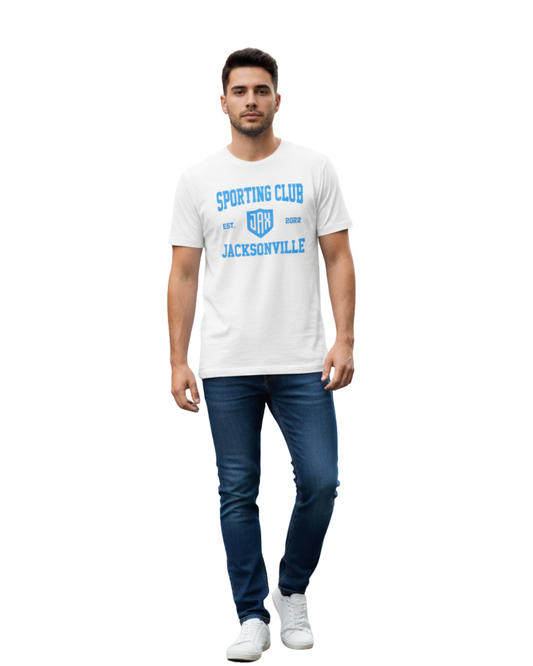 Men's White SJAX Est. 2022 Tee