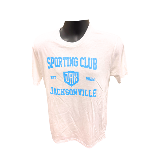 Men's White SJAX Est. 2022 Tee