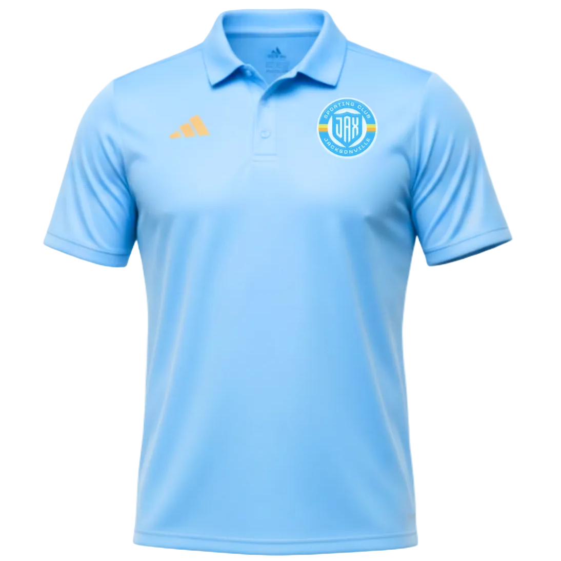Mens Blue Adidas Entrada Polo