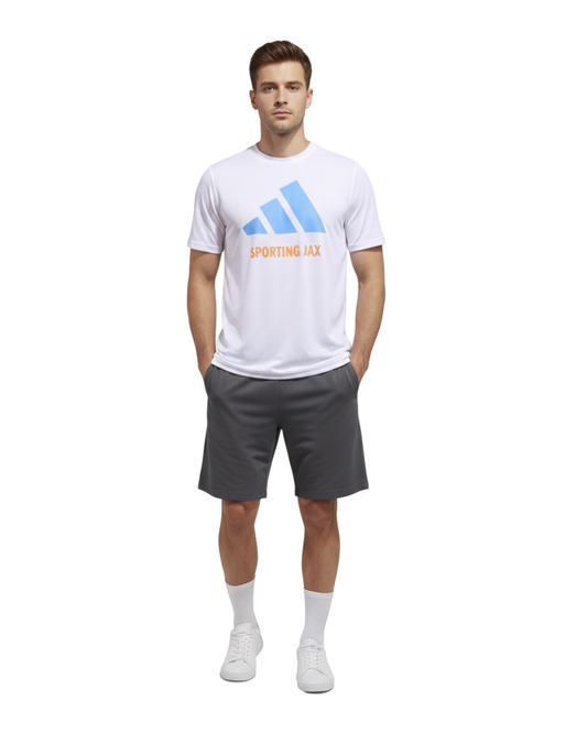 Men's White Adidas SJAX T-Shirt