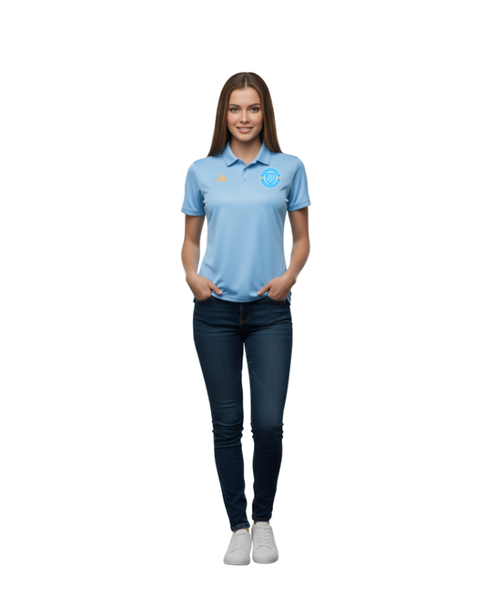 Women's Blue Adidas Entrada Polo