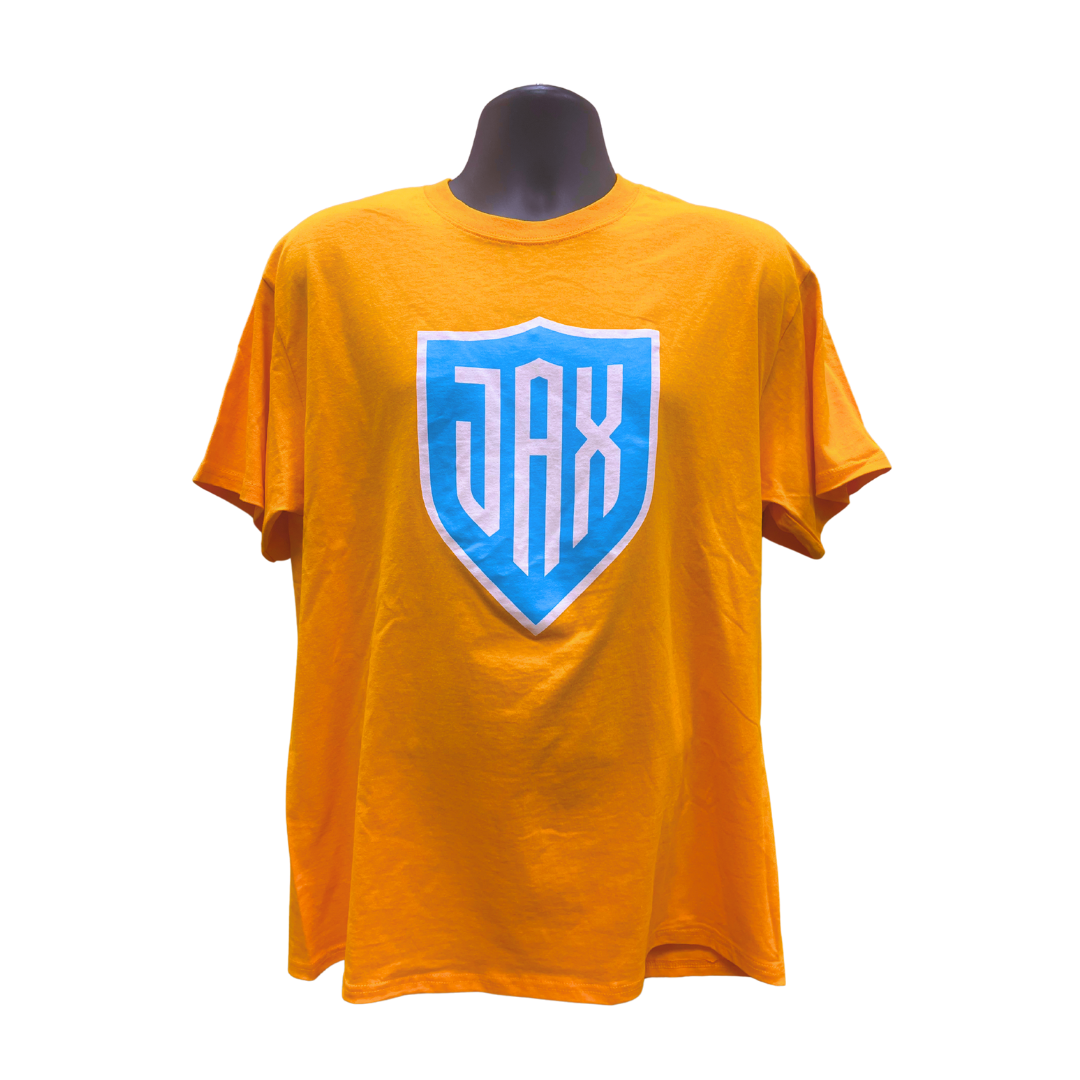 Youth Yellow T-Shirt w/ JAX Shield