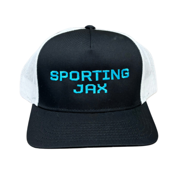 Black/White SJAX Trucker Hat