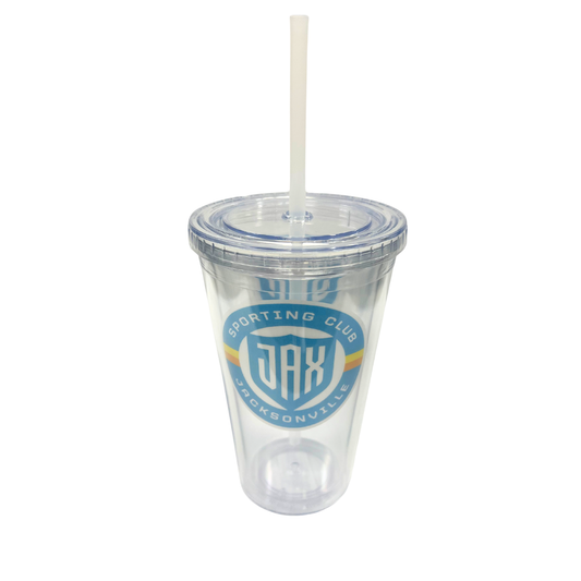 16oz Clear Double Wall Tumbler
