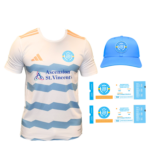 BLACK FRIDAY MATCH PACK AWAY JERSEY + HAT + 2 SUPER LEAGUE TICKETS BUNDLE