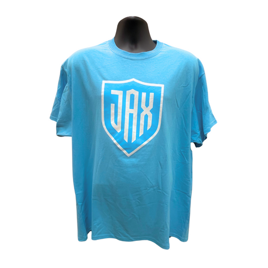Blue T-Shirt w/ JAX Shield