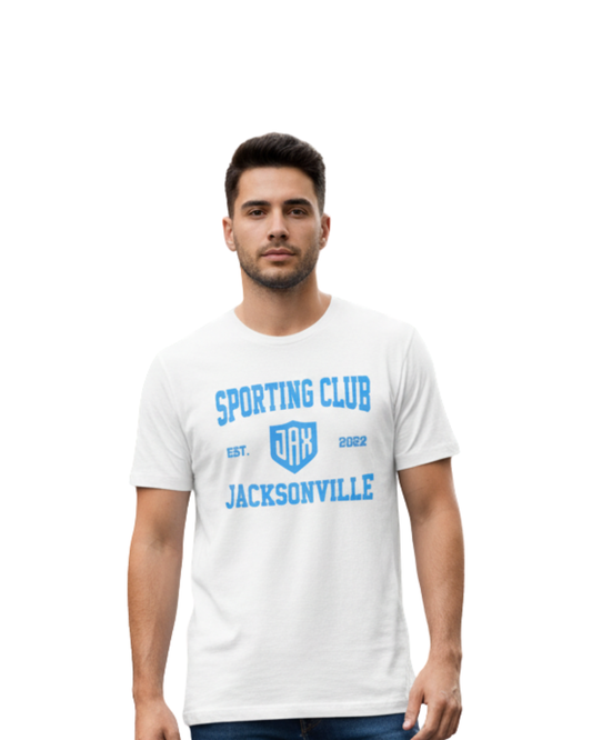 Men's White SJAX Est. 2022 Tee