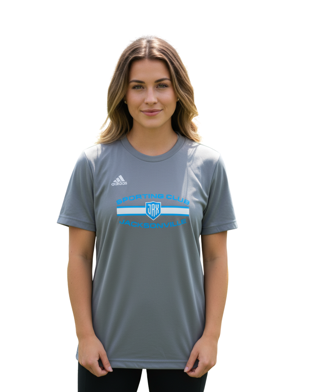 Women’s Adidas SJAX Tee – Blue/White