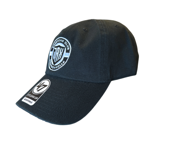 47 Brand Black w/ White Crest Hat