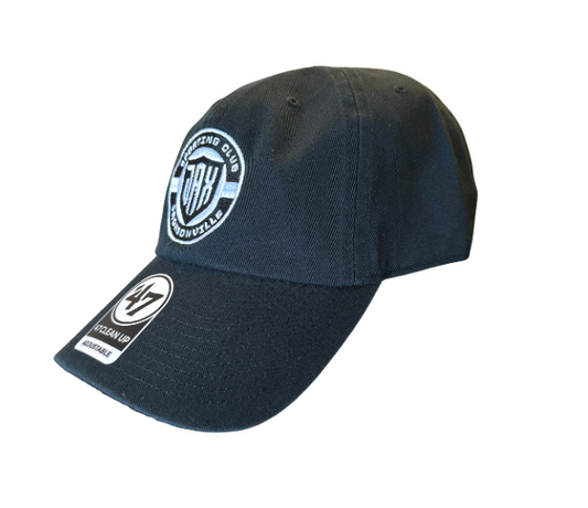 47 Brand Black w/ White Crest Hat