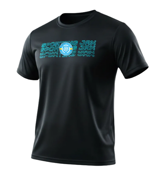 Men's Black SJAX Performance T-Shirt