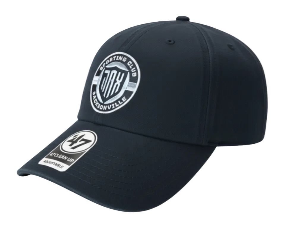 47 Brand Black w/ White Crest Hat