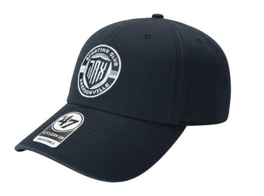 47 Brand Black w/ White Crest Hat