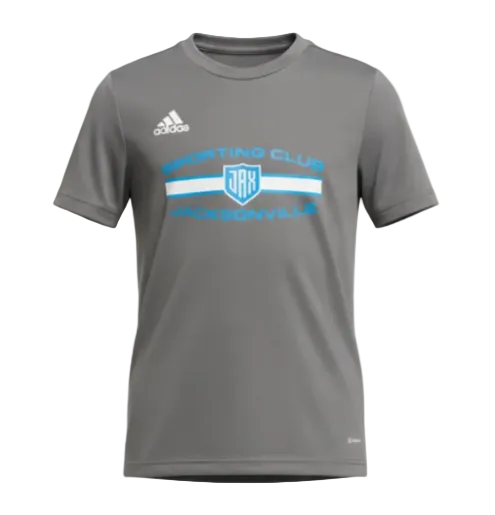 Youth Gray Adidas Tee