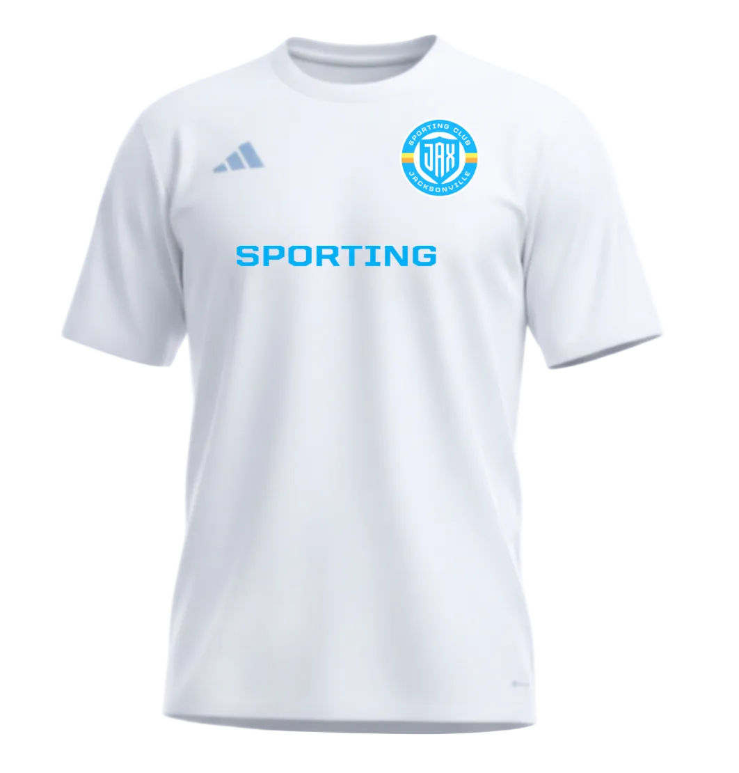 White Adidas Game N Go "Sporting" Tee
