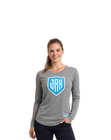 Women's Gray Tri-blend LS