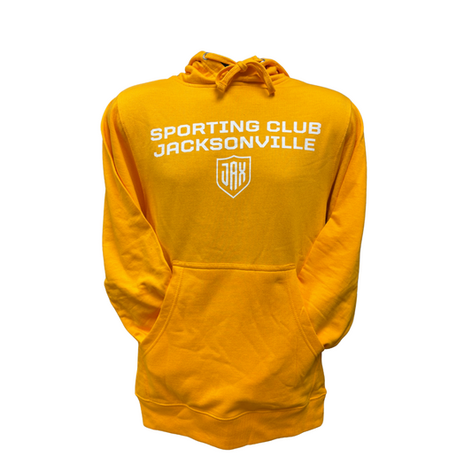 Gold Sporting JAX Shield Hoodie Unisex
