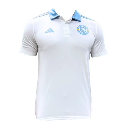 Mens White Adidas Entrada Polo