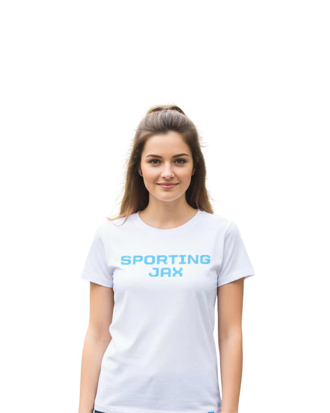 Women's SS White Tri-Blend SJAX
