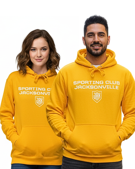 Gold Sporting JAX Shield Hoodie Unisex