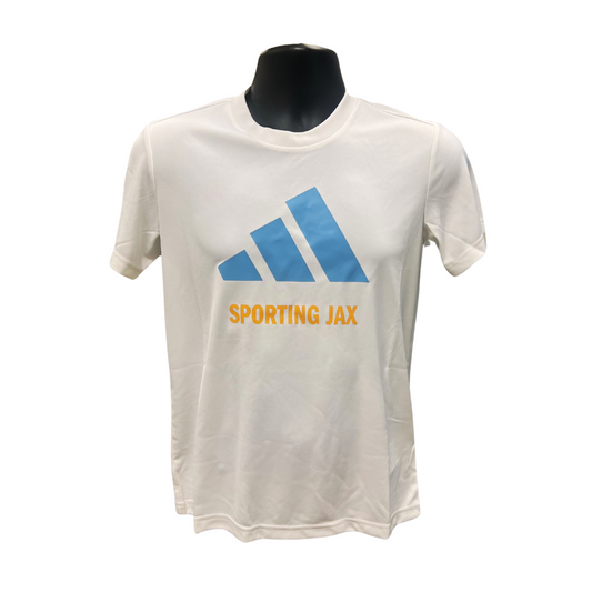 Men's White Adidas SJAX T-Shirt