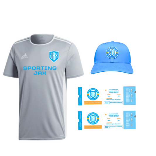 BLACK FRIDAY MATCH PACK (YOUTH) ADIDAS T-SHIRT + HAT + 2 SUPER LEAGUE TICKETS BUNDLE