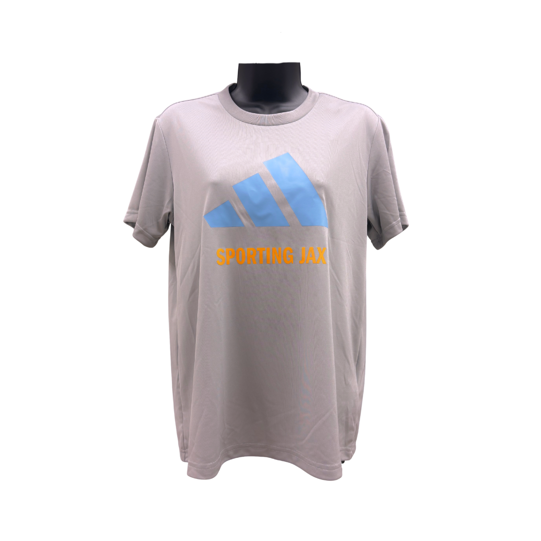 Women's Gray Adidas SJAX T-Shirt